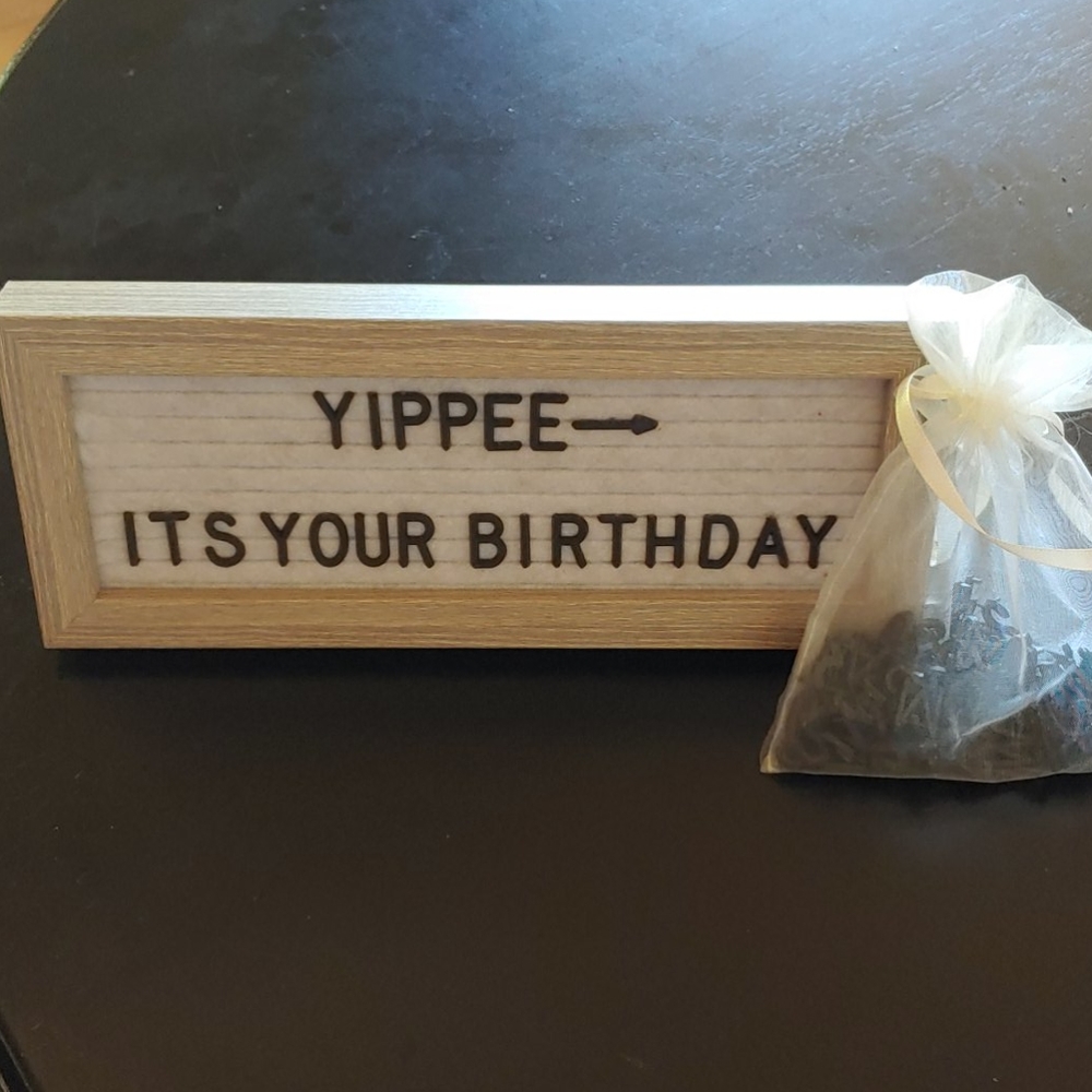 Message Board w/ changeable letters & numbers